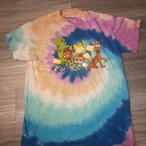 tye dye rug rats shirt